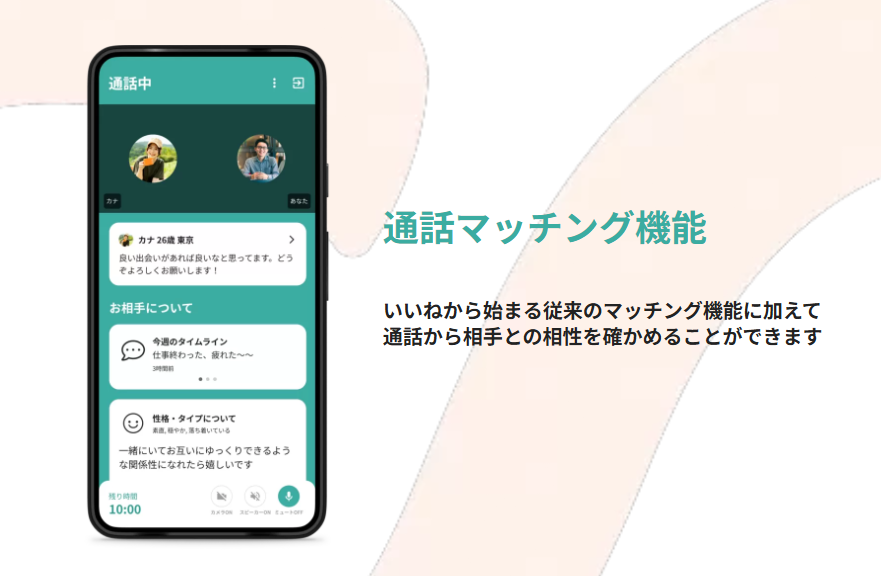 通話マッチング機能
